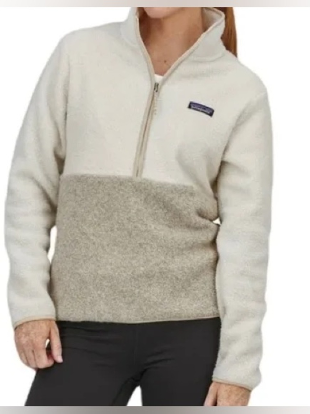 Patagonia Women's Reclaimed Fleece Pullover Zipper Size Small